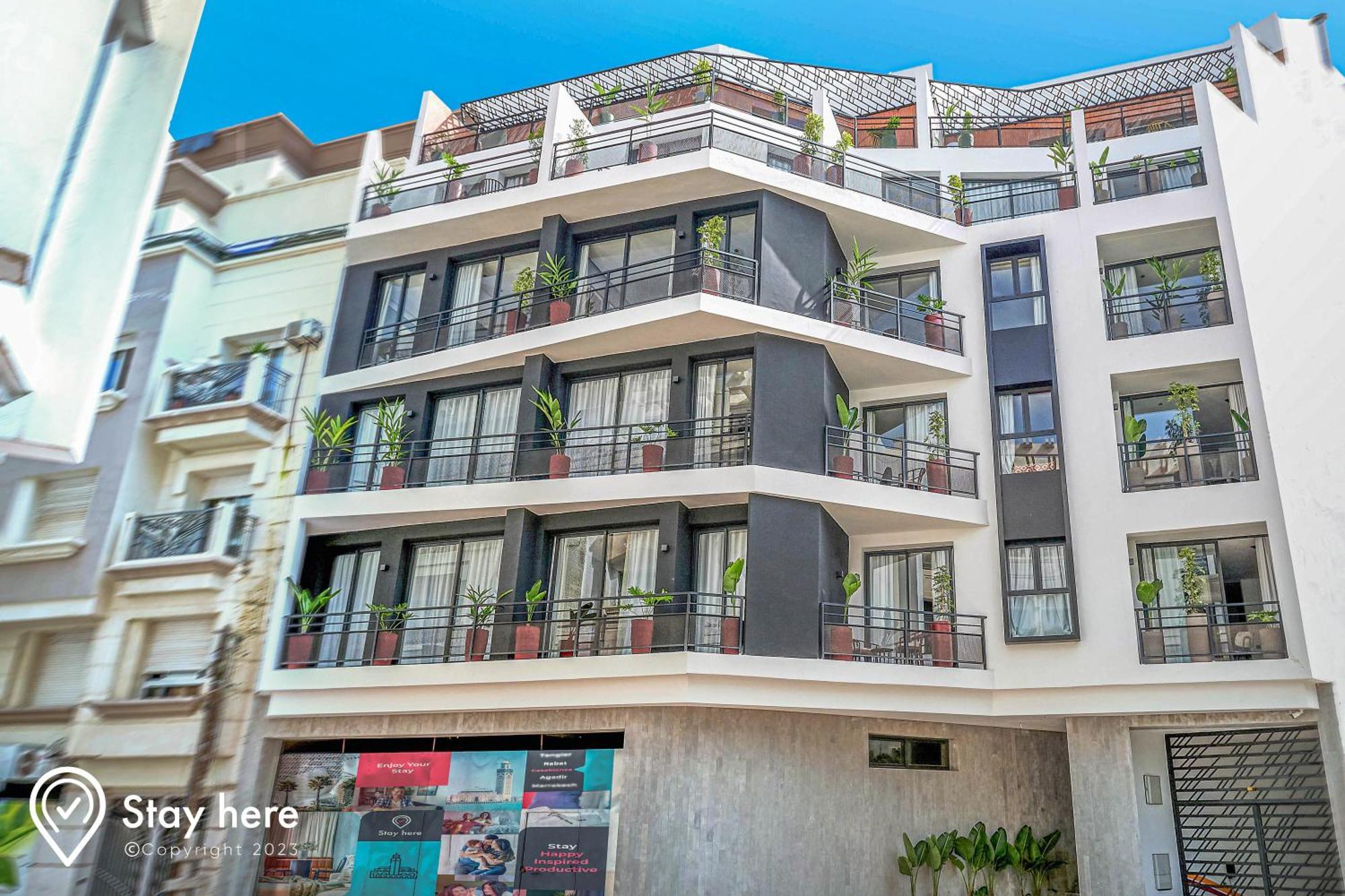 Stayhere Casablanca - Maarif - Elite Residence Buitenkant foto